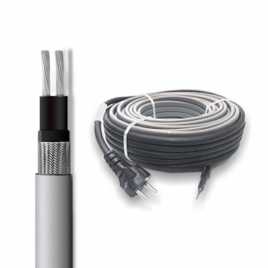 Саморегулирующийся кабель SRL 16-2CR на трубу 3м (комплект)